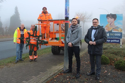 Vorweihnachtliche Beleuchtung 2025 angebracht Vorweihnachtliche Beleuchtung 2025 angebracht © Gemeinde Dörverden