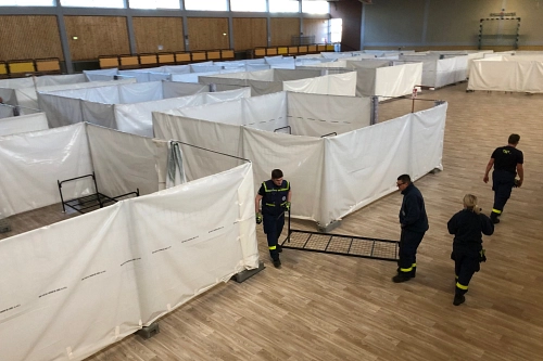 Weser-Sporthalle: Sammelunterkunft wird zurückgebaut